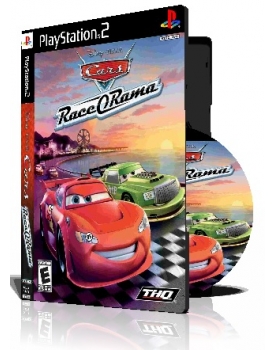 Disney Pixar Cars Race O Rama با کاور کامل و چاپ روی دیسک
